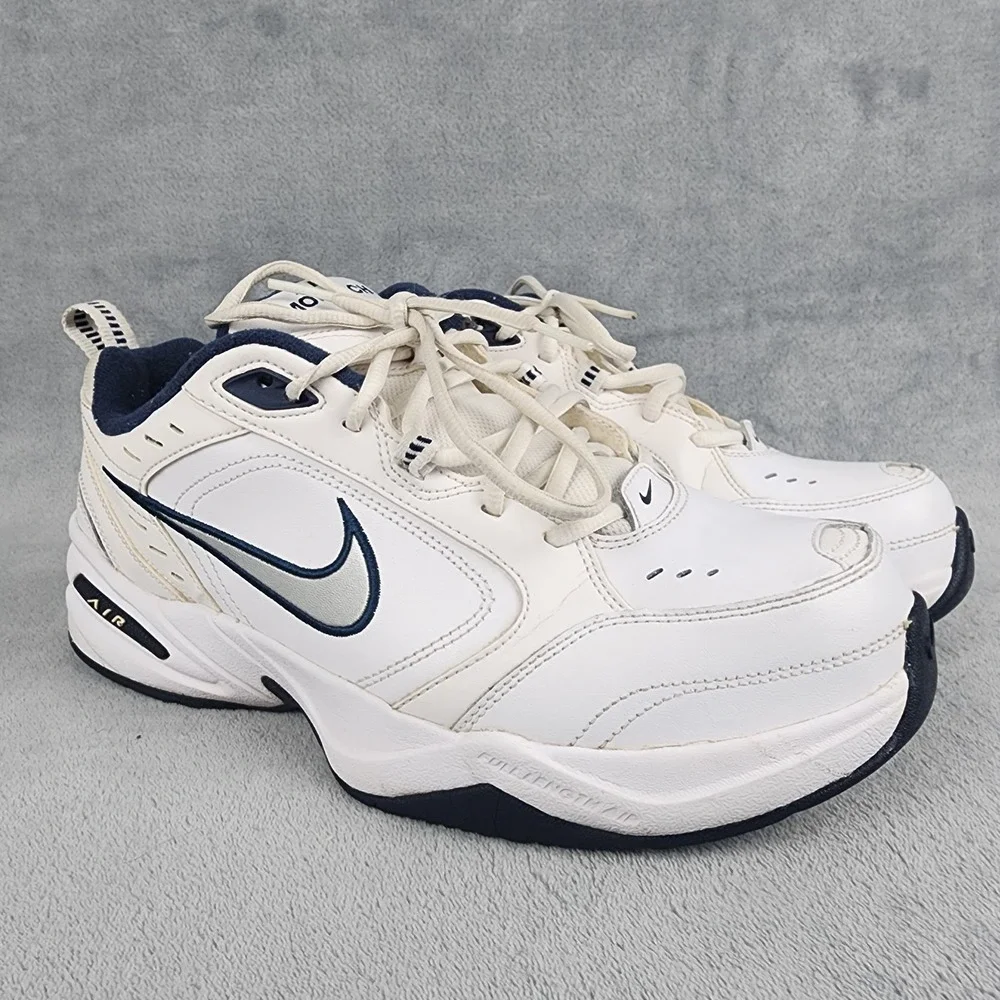 Nike Air Monarch IV 4E Wide Shoes Mens 9.5 White 416355-102